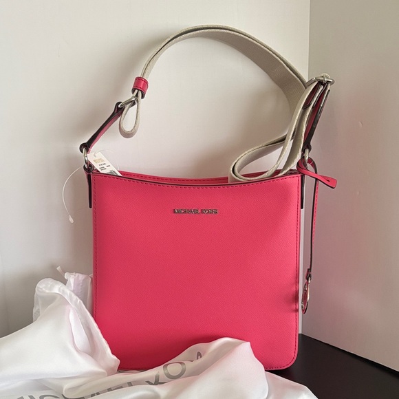 Michael Kors Jet Set Travel Crossbody Bag Hibiscus 🌺